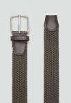 Ремень Mango Braided belt, Khaki - фото 2