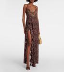 Платье макси с принтом Саши Bananhot, Animal Print - фото 2