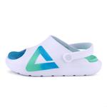 Шлепанцы унисекс белые/зеленые/голубые Peak - фото