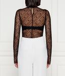 Боди Elisabetta Franchi Slim Fit, черный - фото 4