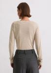 Топ Marc O'Polo Long sleeved top, Beige - фото 3
