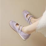 ZHR Серебряные балетки Мэри Джейн, цвет Silver - фото 7