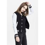 Толстовка Urban Classics Jacket 2-Tone College, черный - фото 4