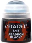 Аксессуары Citadel Base Paint: Abaddon Black (12ml) - фото