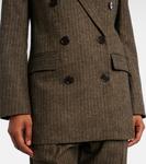 Пиджак Jevima в полоску Isabel Marant, Dark Bronze - фото 5