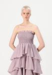 Платье Vero Moda VMDELILAH SMOCK RUFFLE, Elderberry/Purple - фото 4
