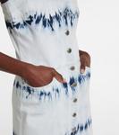 Джинсовое мини-платье Stella McCartney, Light Wash Blue - фото 5