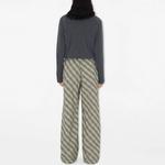 Хлопковые брюки в клетку Burberry, мультиколор - фото 4