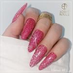 Гибридный лак для ногтей с блестками, 374 Bflash Red, 6 мл Boska Nails - фото 7