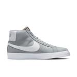 Кроссовки sb blazer mid wolf grey Nike, серый - фото 2