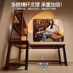 Угловой компьютерный стол Naijia 120x100 см с перфорированной полкой - фото 4