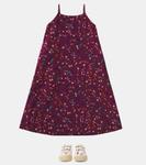 Хлопковое платье Bobo Choses, бордовый - фото 2