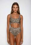 Бикини HIGH-WAISTED SET- ANIMALIER CHEETAH MODERTE COVERAGE Flavia Valentini, мультиколор - фото