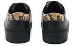 Кроссовки BALLY Python-print Leather Sneakers, черный - фото 3