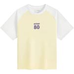 Детская футболка Antakids, желтый/белый - фото