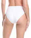 SEA LEVEL AUSTRALIA Interlace Retro Трусики бикини с высокой посадкой, белый - фото 2