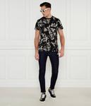 Футболка Versace Jeans Couture Slim Fit, черный / белый / бронзовый - фото 2