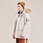 Doraemon Унисекс пуховик, Ivory White - фото 9