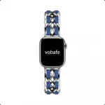 Vobafe Часы Strap Apple Compatibility Metal, Silver with deep denim - фото 10