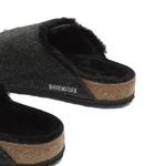 Solana felt shearling Birkenstock, Anthracite - фото 4