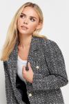 Блейзер из букле Pixiegirl Petite, черный - фото 4