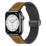 IBOANN Часы Strap Apple Compatibility Silicone Leather Material 38 49mm, Crazy Horse Dark Brown (strap only) - фото 6