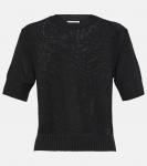 Шерстяной свитер Jil Sander, черный - фото