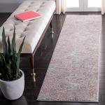 Ковер SAFAVIEH, 61 x 275 см, Meadow Collection GreyPink MDW583H современный абстрактный без ворса для прихожей гостиной спальни кухни - фото