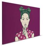 Картина на холсте A.S. Création Himari 3 цвет violettbeigebraun - фото 4