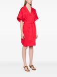 LIU JO платье-рубашка мини, красный - фото 3