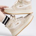 Кроссовки WARRIOR Skateboarding Shoes Unisex High-top, бежевый - фото 16