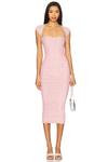 Kylie midi платье Ser.O.Ya, coral blush - фото