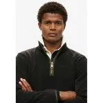 Свитер Superdry Estate Fleece half zip, черный - фото 5