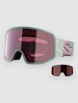 Очки для сноуборда Salomon Sentry Pro S Sigma Iceberg Green Goggle, sigma silver pink - фото