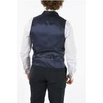 CC COLLECTION Вышитый жилет CERIM. RESET со скрытым Corneliani, Blue - фото 2