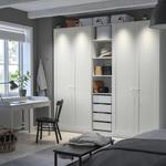 Гардероб PAX/GULLABERG IKEA, 250x60x236 см, белый - фото 2