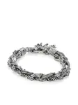 Браслет Round Braid среднего размера Emanuele Bicocchi, серебяный - фото 2
