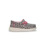 Слипоны HEYDUDE Wendy Slip-On Sneaker - Kids', Multicolor Leopard Print - фото 2