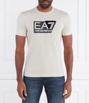 Футболка мужская Ea7 с логотипом, бежевый - фото