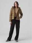 Пуховик стандартного кроя Vero Moda, хаки - фото 2