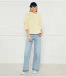 Толстовка Regular fit Twin-Set, желтый - фото 2