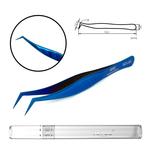 Пинцет Vetus MCS-30A, синий - фото