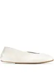 Балетки с квадратным носком Marsèll, белый - фото
