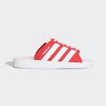 Шлепанцы Adidas GAZELLE BEACH SLIDES, цвет Red/White - фото