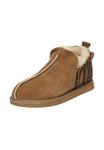 Кожаные тапочки Shepherd's, каштановый - фото