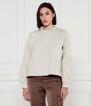 Свитшот женский Marc Cain свободного кроя однотонный, бежевый - фото