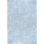 Ковер Loni Solid Shag Area Rug nuLOOM, 152x244 см, темно-синий - фото 58
