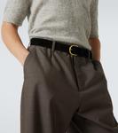 Замшевый ремень George Cleverley, черный - фото 3