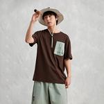 Футболка мужская Kappa, тёмно-шоколадный коричневый-6536 - фото 10