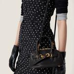 Мини-сумка Aventure из наппы MIU MIU, черный - фото 8